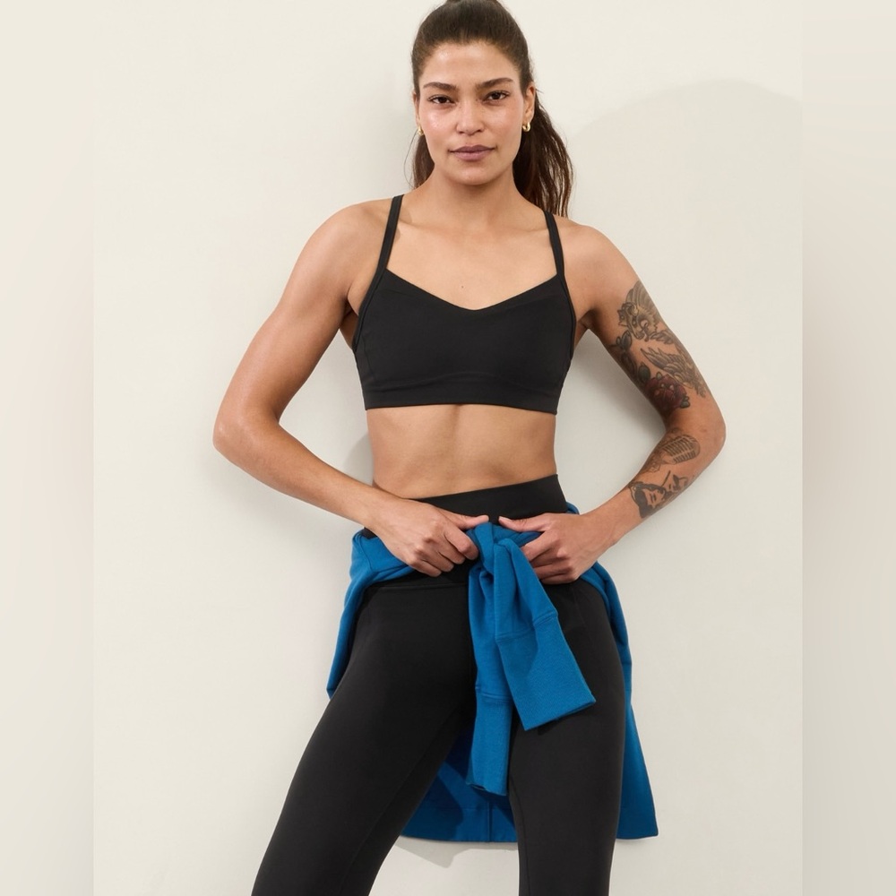 NWT-Athleta Black  Vital Bra, Size 1X  D-DD